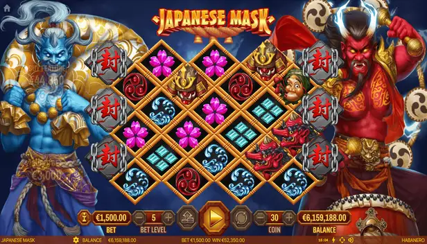 Japanese Mask Slot Jackpot Besar Tersimpan di Balik Topeng